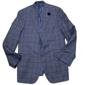 40R / Hart Schaffner Marx Plaid Sport Coat